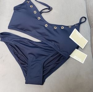 Michael Kors Navy 2 pc  Bikini  Size S